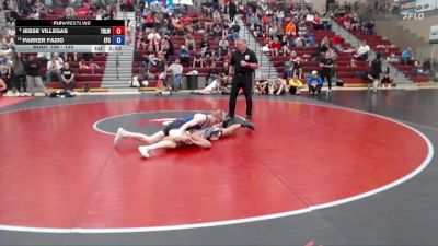 120 lbs Champ. Round 1 - Jesse Villegas, Team Real Life Wrestling vs Parker Fazio, Emmett Freestyle Club