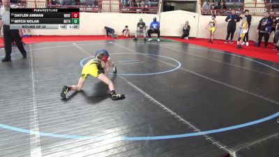 85_B lbs Round Of 32 - Daylen Amman, North Hills vs Mitch Nolan, Methacton