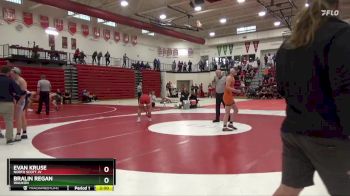 150 lbs Cons. Round 3 - Evan Kruse, North Scott JV vs Bralin Regan, Waukon