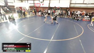 90 lbs Cons. Round 3 - Heinz Harper, Wasatch Wrestling Club vs Duke Beddoes, Agon Academy Wrestling