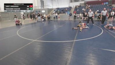 54 lbs 3rd Place Match - Benjamin Chacon, Champions Wrestling Club vs Grey Andersen, JWC