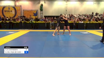 ANE N. SVENDSEN vs GRACIELE DEL FAVA DE CARVALHO 2023 World IBJJF Jiu-Jitsu No-Gi Championship