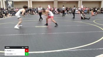 150 lbs Round Of 128 - Felicito Nuñez, White Star WC vs Isaac Gonzalez, Yuma Grit