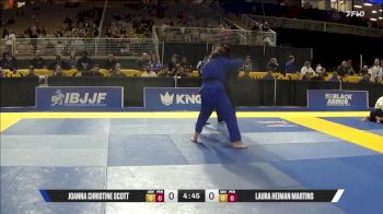 Laura Heiman Martins vs Joanna Christine Scott 2025 Pan Jiu Jitsu IBJJF Championship