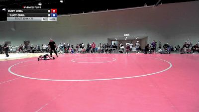 75 lbs Champ. Round 2 - Ruby Chill, OK vs Lucy Chill, OK