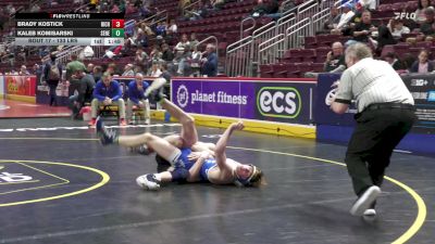 133 lbs Preliminaries - Brady Kostick, Richland vs Kaleb Komisarski, Seneca