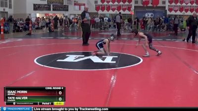 70 lbs Cons. Round 4 - Isaac Morin, Bemidji vs Tate Halver, Chaska