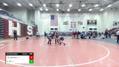 160 lbs 3rd Place Match - Wyatt Johnson, East Valley Middle School vs Obama Ali, Kuna Middle School