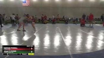 163 lbs Cons. Round 3 - Noah Clouser, Center Grove WC vs Nathan Powell, Carmel USA