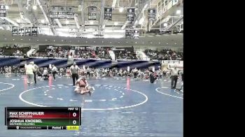 124 lbs Cons. Semi - Joshua Knoebel, Southern Columbia vs Max Schiffhauer, Primus Wrestling