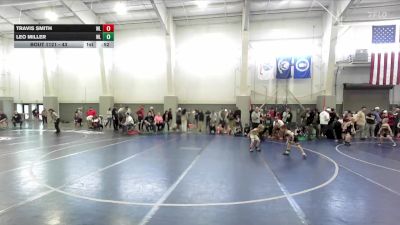 43 lbs Semifinal - Travis Smith, Laker Wrestling Club vs Leo Miller, Payson Lion Wrestling Club
