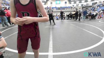 55-58 lbs Quarterfinal - Kash Knapski, Kingfisher YellowJackets vs Noah Soucy, Blackwell Wrestling Club