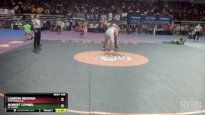 D 1 285 lbs Cons. Round 3 - Landon Redman, Fontainebleau vs Robert Combel, St. Amant