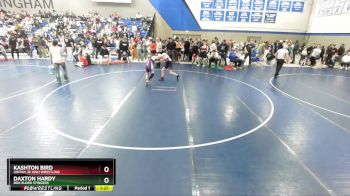 125 lbs Champ. Round 1 - Daxton Hardy, Box Elder Stingers vs Kashton Bird, Uintah Jr High Wrestling