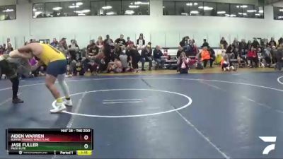 288 lbs Quarterfinal - Jase Fuller, Pack Elite vs Aiden Warren, Ruffin Trained Wrestling