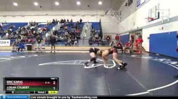 184 lbs Quarterfinal - Eric Karas, Sacramento City vs Logan Colbert, Modesto