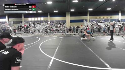 123 lbs Consi Of 32 #1 - Joby Guzman, Rise vs Parker Savage, Fossil Ridge HS