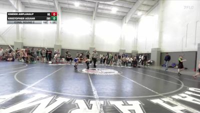 50 lbs Cons. Round 2 - Kristopher Aguiar, Stallions Wrestling Club vs Kinden Abplanalp, Millard
