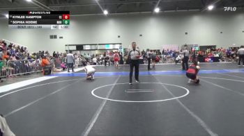 140 lbs Champ. Round 1 - Kynlee Hampton, Fort Scott vs Sophia Hoeme, Manhattan