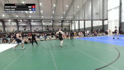 Junior FK - 190 lbs Cons. Round 2 - Pablo Lara, Riverhawk Wrestling Academy vs Wyatt Bacon, Washington