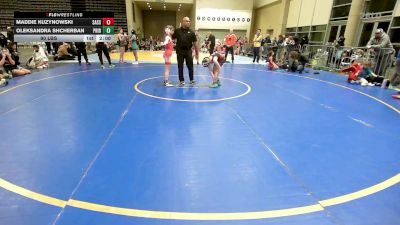 90 lbs Rr Rnd 1 - Maddie Kuzynowski, Sassie Lassies FIWC vs Oleksandra Shcherban, Pride Girls