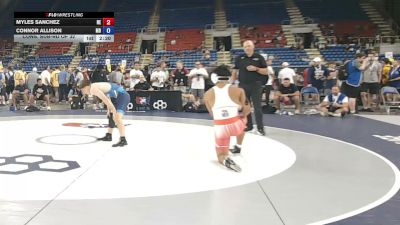 144 lbs Cons. Sub-rd Of 32 - Myles Sanchez, Nebraska vs Connor Allison, Maryland