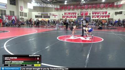 75 lbs Quarterfinal - Jett Foster, MN Elite vs Wyatt Bierschenk, Wayzata Youth Wrestling