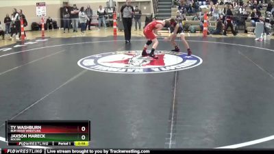 90 lbs Cons. Round 1 - Ty Washburn, Rum River Wrestling vs Jaxson Mareck, ROCORI