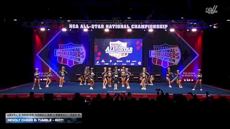 ReVolt Cheer & Tumble - Riot [2026 L3 Senior Coed - D2 - Small Day 2] 2026 NCA All-Star National Championship