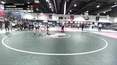 132 lbs Cons. Round 3 - Ayden Pham, Troy vs Nicholas Kirchberg, Pacifica (Garden Grove)