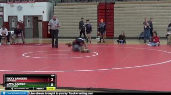 138 lbs 3rd Place Match - David Carney, Beech Grove vs Ricky Sanders, Southport