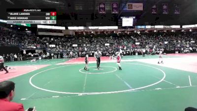 75 lbs Champ. Round 1 - Blake Landies, CHW2 vs Niko Kokkas, WSW1