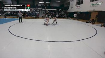 125 lbs 5th Place Match - Julian Zaragoza, Alvernia vs Rocco Monteferrante, Alvernia