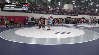 86 kg Champ. Rd Of 16 - Tomas Brooker, Boone RTC vs Gage LaPlante, West Point Wrestling Club
