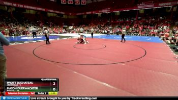 150 lbs D1 - Quarter-finals (fri 5:30 P.m.) - Wyatt Duchateau, Arrowhead vs Mason Duerwachter, Muskego