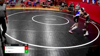 138 lbs Semifinal - Braeden Watters, Plum Middle School vs Brody Cole, South Park