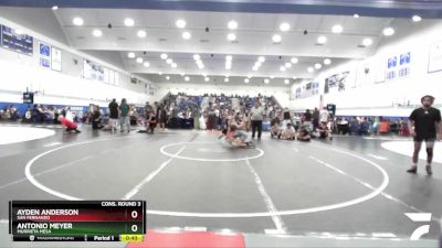 138 lbs Cons. Round 3 - Antonio Meyer, Murrieta Mesa vs Ayden Anderson, San Fernando