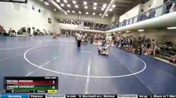 113 lbs Cons. Semi - Connor Sandquist, HUNTER vs Michael Manzano, Devils Gate