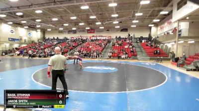 157 lbs 3rd Place Match - Jakob Smith, Colorado School Of Mines vs Basil Othman, San Francisco State