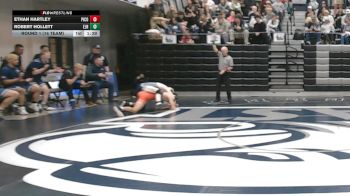 132 lbs Round 1 (16 Team) - Robert Hollett, East Jackson HS vs Ethan Hartley, Pike County