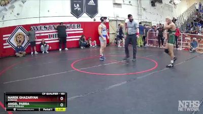 160 lbs Champ. Round 2 - Narek Ghazaryan, Burbank vs Angel Parra, Santa Barbara