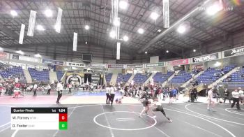102 lbs Quarterfinal - Wyatt Forney, Wymore Southern vs Dylan Foster, Chatfield WC