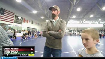 138 lbs Champ. Round 2 - Carson Ashcroft, Stallions Wrestling Club vs Kayden Barlow, Grantsville Wrestling Club