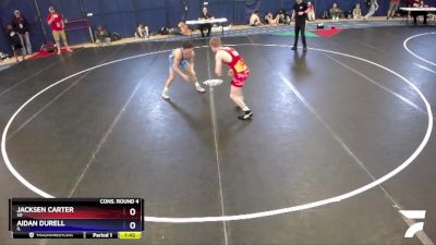 126 lbs Cons. Round 4 - Jacksen Carter, SD vs Aidan Durell, IL