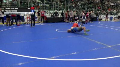 120 lbs Semis - Cael Stricker, Immortal Athletics Wrestling Club vs Kline Kiburz