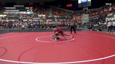 138 lbs Cons. Round 1 - Cole Mader, Ottawa Hs vs Alex Rodriguez, Scott Community Hs