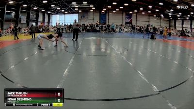 88 lbs Rd# 8- 12:30pm Saturday Final Pool - Noah Desmond, PA Gold vs Jack Thrush, Untouchables