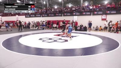 92 kg Quarters - Sonny Sasso, Titan Mercury/ SERTC vs Nick Nosler, Southern Illinois Regional Training Center
