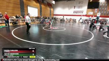 115 lbs Cons. Round 1 - TATYM WASHAKIE, Wyoming Indian vs Maddi Carlson, Glenrock