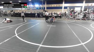 155 lbs Round Of 32 - Kailani Lozoya, Manu Wr Ac vs Rossy Parra, Lvl 5 Wrestling
